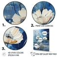 thumbnail image 3 of Designart "Melodic Blue Cornflowers I" Cornflowers Floater Framed Wall Decor, 3 of 5