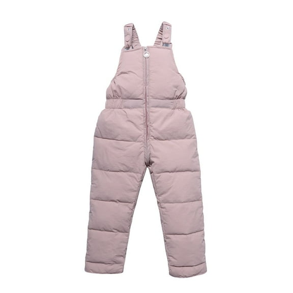 NOKIO Toddler Winter Coat Pants Windproof Pants Girls Thicken Ski Outdoor Winter Overalls Pants Toddler Kids Baby Boys Girls Warm Pants Overall Jumpsuit Winter Trousers Clothes