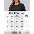 thumbnail image 5 of Gleelist Womens Plus Size Jumpsuit Loose Fit Summer Outfits Short Sleeved Shorts Romper For Women Stretchy Overalls with Pockets XL-5XL, 5 of 5