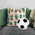 thumbnail image 5 of Girls Toys Kids Football Plush Cuddly Pillow Cartoon Stuffed Accessories White Plaything Throw Child Baby, 5 of 5