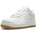 thumbnail image 4 of Men's Nike Air Force 1 '07 White/White-Gum Light Brown (DJ2739 100) - 10.5, 4 of 5