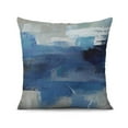 thumbnail image 2 of Distinctive Decor: 18x18 Inch Blue and Grey Abstract Art Pillow Covers, Set of 2 - Modern Gallery Design for Bedroom, Sofa, Living Room, 2 of 7