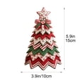 thumbnail image 7 of DIY Christmas Tree Sewing Kit, Fabric Patchwork Kit with Felt and Tools, Holiday Desktop Craft (Colorful), 7 of 7
