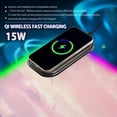 thumbnail image 2 of RGB Gaming Mouse Pad 15W Wireless Charging Large Waterproof Desk Mat 13 Light Modes Mousepad 35.4x15.7 Beautiful Alien Landscape, 2 of 6