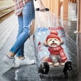 thumbnail image 3 of Hello Winter Havanese Smiling in Red Scarf Hat Welcome Christmas Travel Luggage Cover Havanese Dog Lover Gifts Idea Suitcase Dust Protective Decor - 00017, 3 of 5