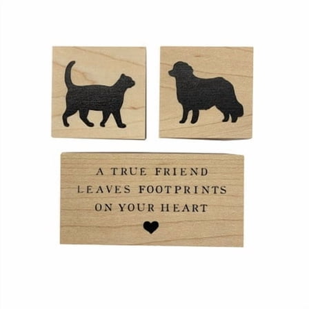 6 Pack: True Friend Wood Stamp Set by Recollections
