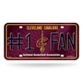 thumbnail image 1 of Cleveland Cavaliers #1 Fan Metal License Plate, 1 of 1