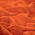 thumbnail image 5 of D.N.G. BEDDINGS 1 Piece Boho Chic Pom Pom Comforter, All Season Down Alternative Bedding Comforter - (Full/Queen Size, Orange) 800 Thread Count, Egyptian Cotton., 5 of 6