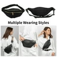 thumbnail image 2 of Unique Bargains 1 Pc Fanny Pack Argyle Waist Bag Black, 2 of 6