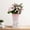 Pink White, variant on Pink White Ceramic Bow Vase 9.64 in Unique Cute Modern Decorative Bouquet Flower Vases for Home Living Room Table Decor