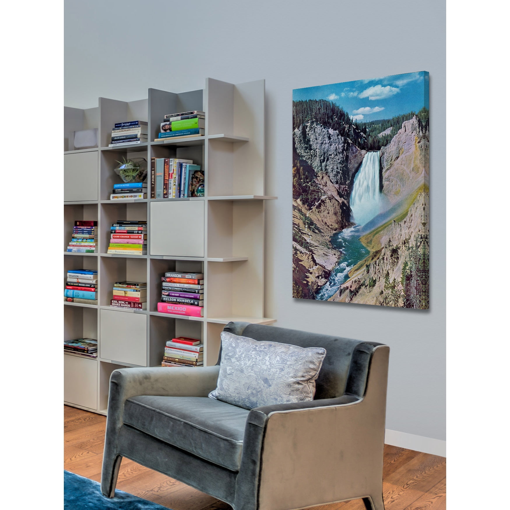 "Lower Falls" Painting Print on Wrapped Canvas