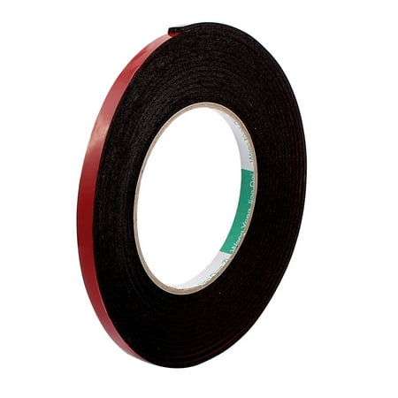 8mmx2mm Red Double Sided Sponge Tape Adhesive Sticker Foam Glue Strip Sealing 5M