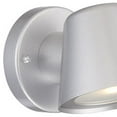 thumbnail image 5 of Integrated LED 1-Light Brushed Silver Wall Light, 5 of 6