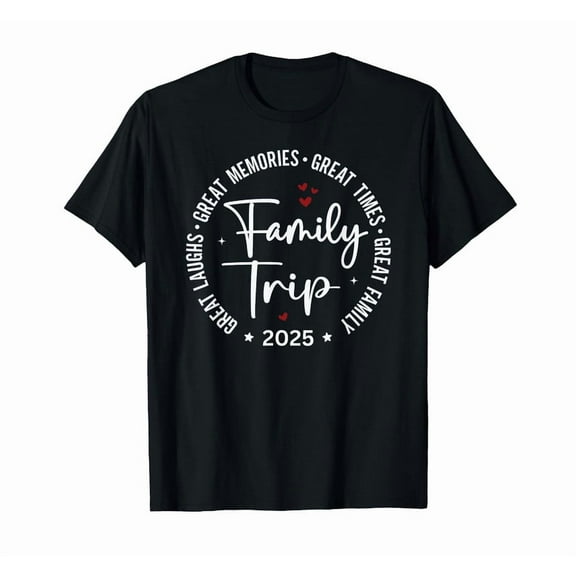 Family Trip Vacation 2025 Matching Group T-Shirt