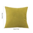 thumbnail image 4 of Throw Pillow Covers Velvet Throw Pillow Covers 18x18 Plush And Stylish Lumbar pillows Decorative Couch Cushion Covers For Living Room, Bedroom Spring Home Decor -Solid Color, 4 of 7