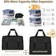 thumbnail image 3 of Bolsa de viaje Capolo, extensible, impermeable, de fin de semana, negra, 3 of 6