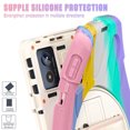 thumbnail image 5 of For Lenovo Tab K11 Plus Case 11.45 inch 2024 (TB352FU/TB352XU), 360 Hand Strap, Shoulder Strap, Kickstand, Rugged Drop Protection, Colourful Pink, 5 of 7