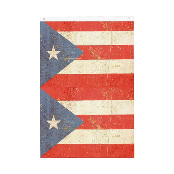 Double Sided House Flag Puerto Puertorico Flag Garden Flag For Outside Room House Yard Indoor (2x3ft)