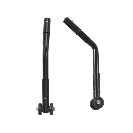 Drive Medical Adjustable Universal Wheelchair Anti Tipper with Wheels, Black, 1 Pair