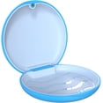 thumbnail image 1 of ARGOMAX Aligner Case, Retainer Case, Braces Box, 1 Piece Orthodontic Box (Blue + Light Blue Silicone)., 1 of 7