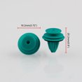 thumbnail image 3 of Teal Trim Panel Nylon Retainer Clips for Toyota 90467-10188, 3 of 5