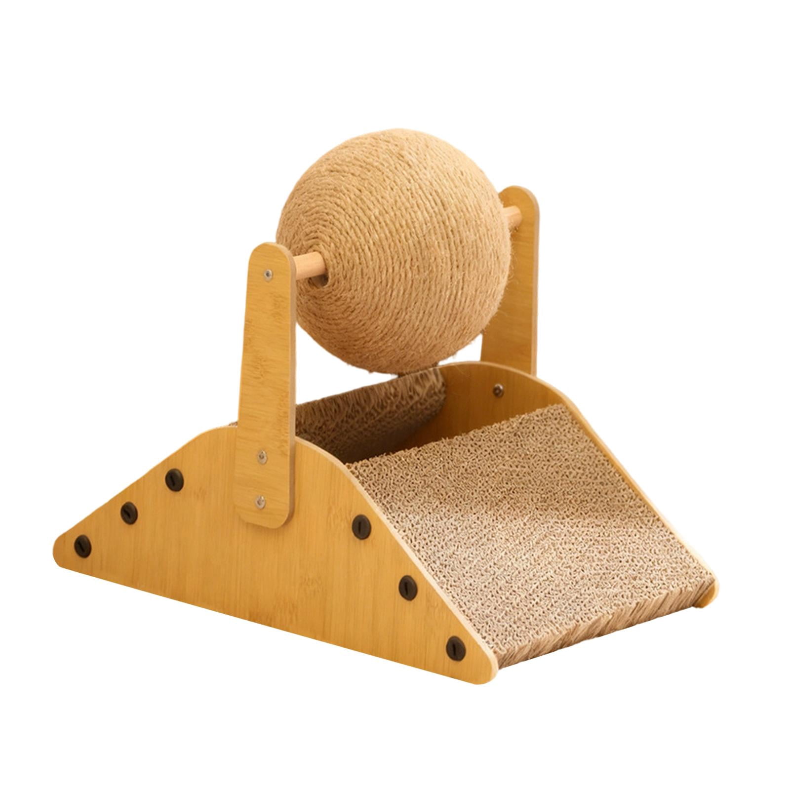 Bvdfgk Cat Scratcher Bed Kitten Scratch Pad Furniture Protector Sisal Scratcher Board with Ball for Sleeping Lying Playing Curled up S