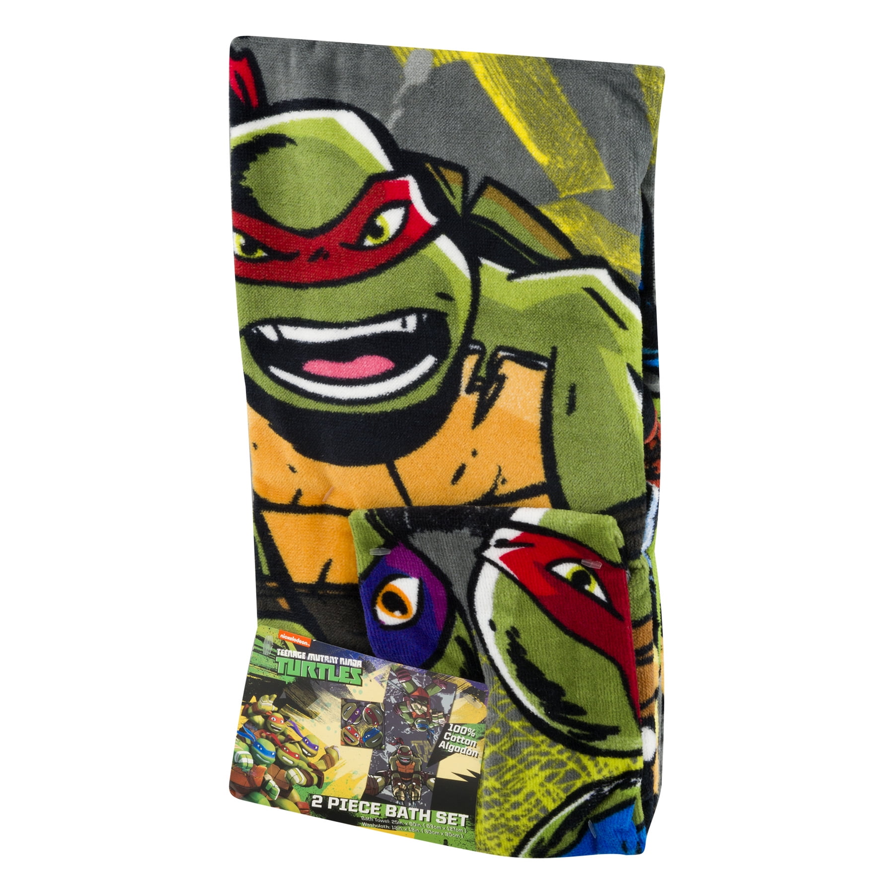 Towel Teenage Mutant Ninja Turtles Faces Algodon 