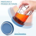 thumbnail image 4 of Recipientes de Avena, 6 Pack Tarros de Vidrio con Tapa Hermética y Cuchara, 350ML, Frascos de Cocina para Almacenar Avena, Yogur, Especias, Café - Fácil de Limpiar y Apilar (6pcs), 4 of 4