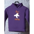 thumbnail image 3 of Bootiful Funny Ghost Pun Hoodie Toddler -Image by Shutterstock,  5 Toddler, 3 of 4