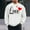 White, variant on NTACZA Novelty Funny Shirts Mens Crew Neck Valentines Day Black Sweatshirt Holiday Heart Long Sleeve Mens Graphic Tees L