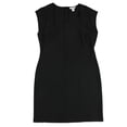 thumbnail image 1 of bar III Womens Asymmetrical Sheath Dress, Black, Medium, 1 of 2