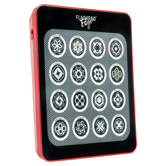 FlashPad Edge Handheld Game with Light Show and 15 Games (Red)
