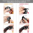 thumbnail image 2 of Correa de nailon para correa de reloj Garmin Fenix ​​7S/6S/5S (20 mm, negro) Tmvgtek Para estrenar, 2 of 8