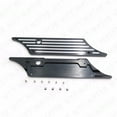 thumbnail image 4 of Black Billet Saddlebag Latch Cover For All Harley Touring Hard Bags 1993-2013, 4 of 5
