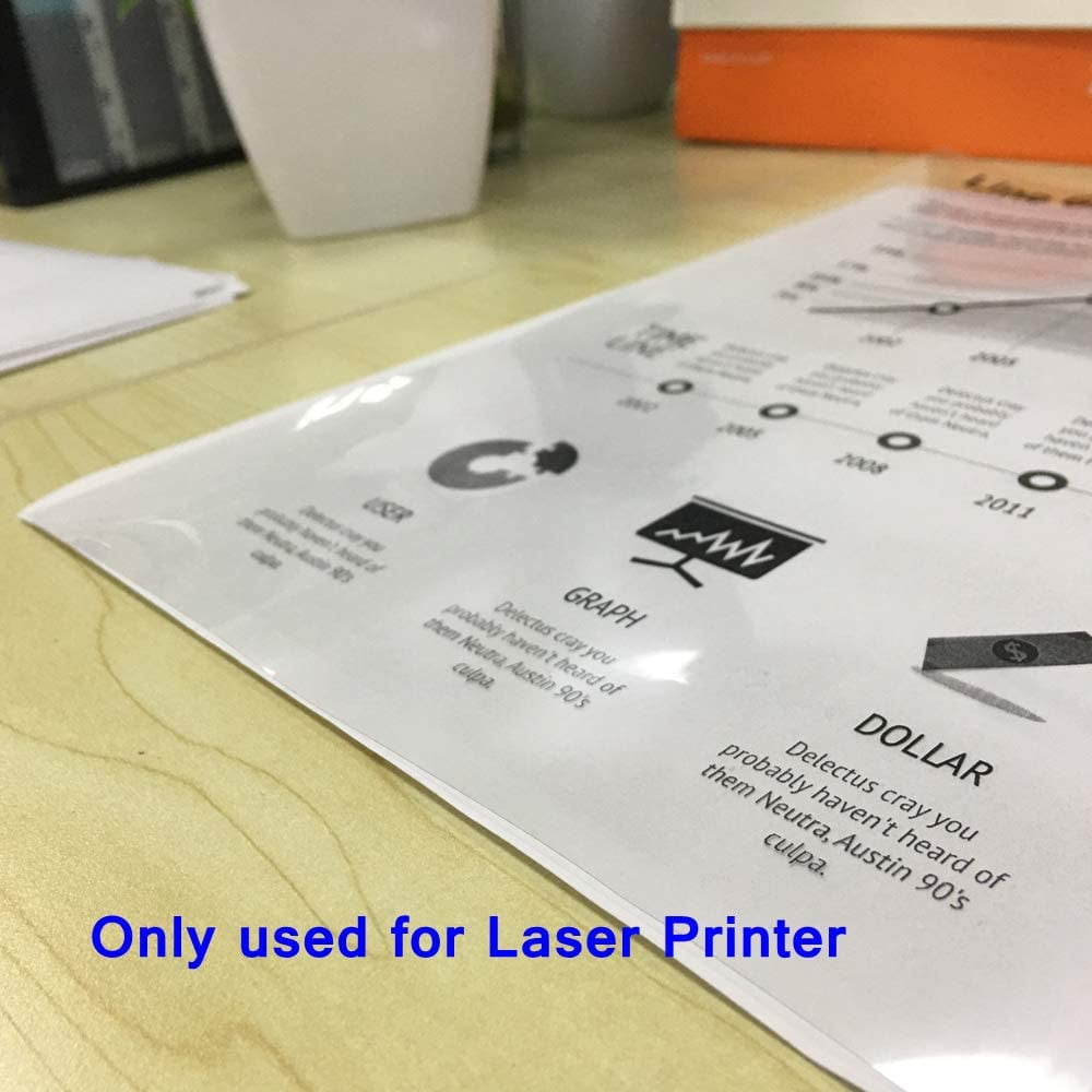 overhead projector sheets printing