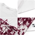 thumbnail image 6 of UVN Summer Dresses for Women Short Sleeve Ribbed Casual Midi Dress Ladies Floral Print Sundress with Pockets, 6 of 9