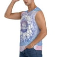 thumbnail image 3 of Daiia Round Snow Merry Christmas Printed Men's Tank Tops,Casual Soft Sleeveless Gym Muscle Shirts Bodybuilding Tee-3X-Large, 3 of 8