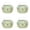 Green 4PCS, variant on For Hot Food Lunch Box Thermal Lunch Box Stackable Hot Food Insulated Box Stainless Steel Round Lunch Box Sealed Food Containers Single Layer Green