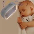 thumbnail image 4 of Adultos Blanco Ruido Máquina de Sonido Sala de estar Dimmable Noche Luz Estéreo Sound Music Player Temporizador Altavoz Suministros Hogar Blanco Advancent HA012332-01B, 4 of 7