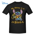 thumbnail image 1 of Disney My Patronus Is A Stitch T shirt Harajuku Short Sleeve T-shirt 100% Cotton Graphics Tshirt Brands Tee Top6XL Gao Jinjia LED, 1 of 1