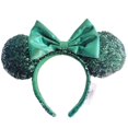 thumbnail image 1 of Diadema de Minnie Mouse de Disney, tocado de patrón de dibujos animados, estilo de porcelana azul y blanca, orejas de disfraz, diadema de Cosplay de felpa, 1 of 4