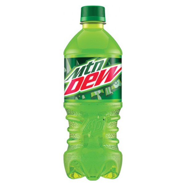 Mountain Dew 20 Oz Plastic Bottles Pack of 24