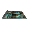 thumbnail image 2 of Ahgly Company Indoor Rectangle Abstract Light Blue Contemporary Area Rugs, 2' x 4', 2 of 4