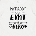 thumbnail image 4 of Inktastic My Daddy is an EMT and a Hero Boys or Girls Baby T-Shirt, 4 of 5