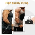 thumbnail image 6 of Adjustable Weight Lifting Straps with D-Rings, Durable Wrist Wraps for Deadlifts, Snatches, Pull-Ups, Cable Machines, 6 of 7