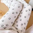 thumbnail image 1 of Pantalones de pijama de dibujos animados Kawaii Y2K Anime Coral velvet, Pantalones suaves cálidos, lindos amantes, pantalones para el hogar, pantalones casuales de moda, 1 of 5