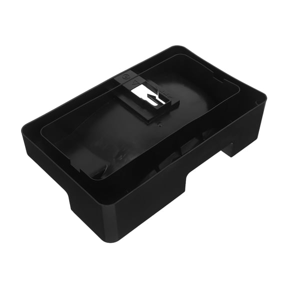 BESTYASH Black Plastic Refrigerator Condensate Tray Leak Catcher for Compressor Area, Under Fridge Drip Pan