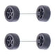 thumbnail image 5 of Juego de ruedas y neumáticos 1: 64, neumáticos RC con llanta, pieza de control remoto, ruedas de vehículo, neumático modificado para modelos de coche, negro, 5 of 8
