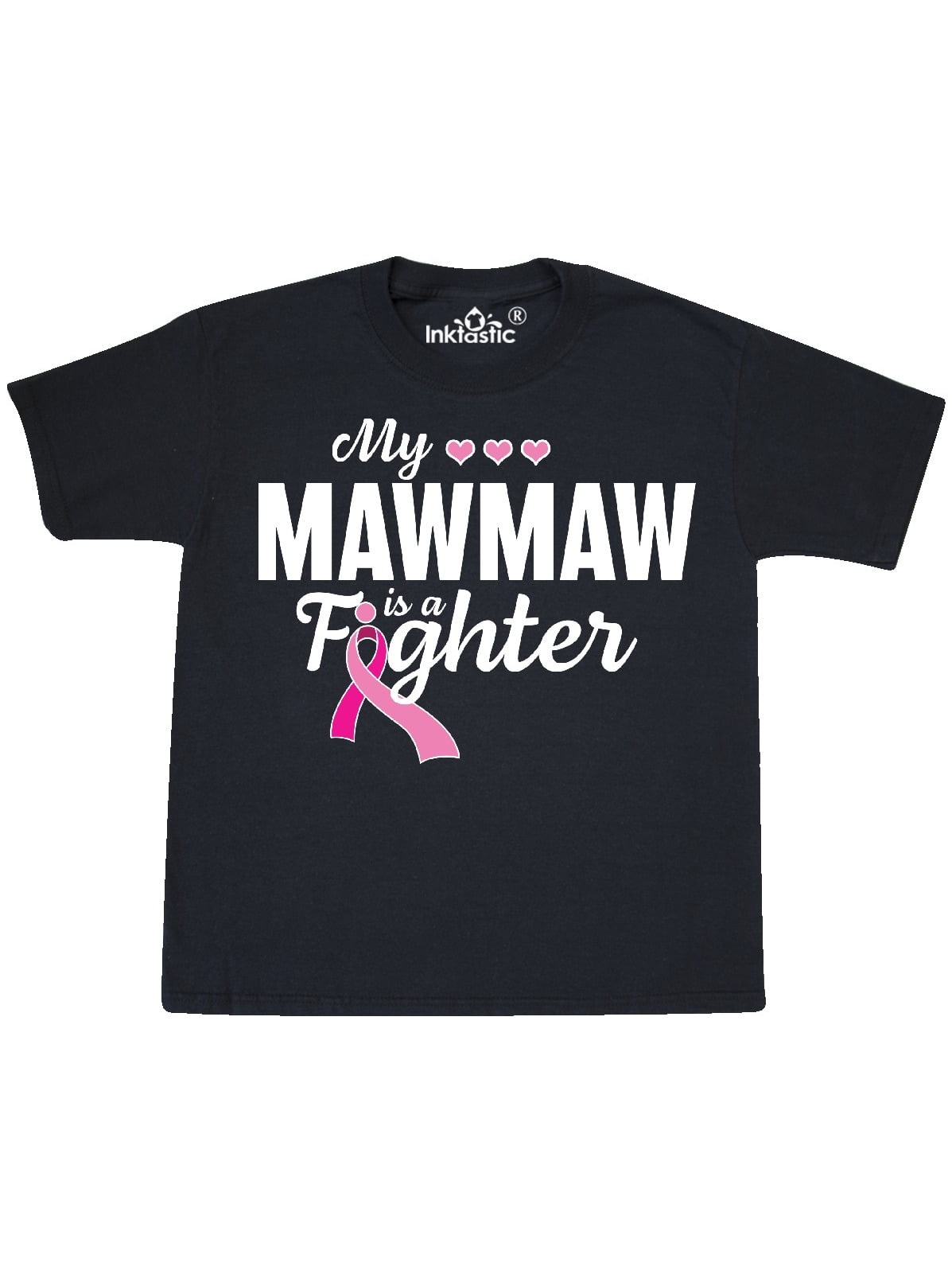 Breast Cancer Awareness My Mawmaw is a Fighter Youth T-Shirt - Walmart.com - Walmart.com