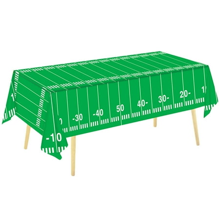 

Disposable Tablecloth House Table Runner Rugby Field Pattern Party Table Cloth